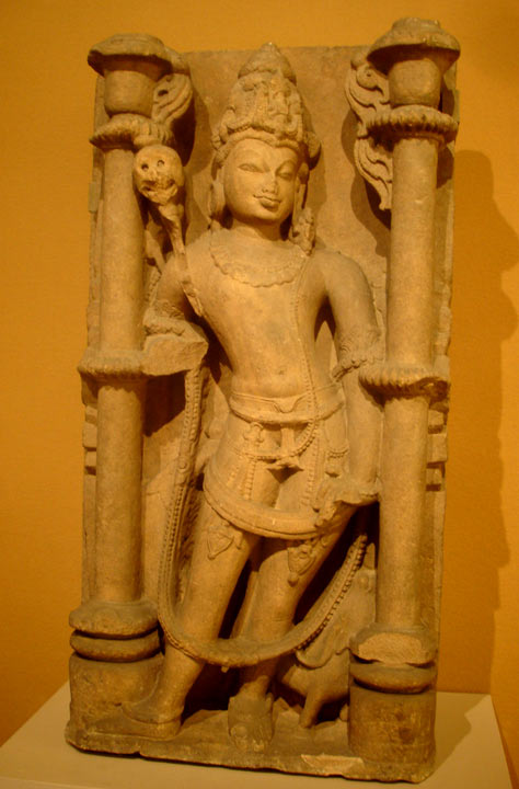 Индийский бог смерти Яма. Индия 10-11 век. Эрмитаж. Фото Лимарева В.Н.