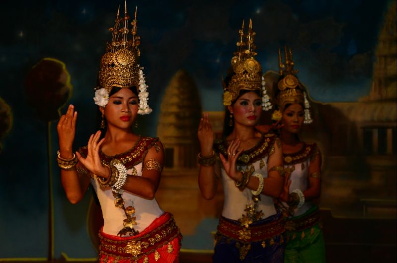 Камбоджийский балет. Самриап. Фото Лимарева Олега.