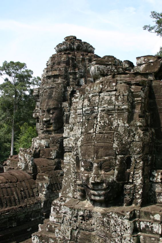 Лики Короля-Бога Джаявармана 7. Храм Байон. Камбоджа. Фото Лимарева Олега.