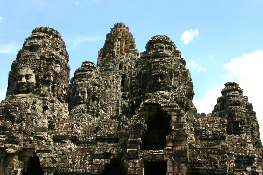 Лики Короля-Бога Джаявармана 7.Храм Байон.Камбоджа. Фото Лимарева Олега.